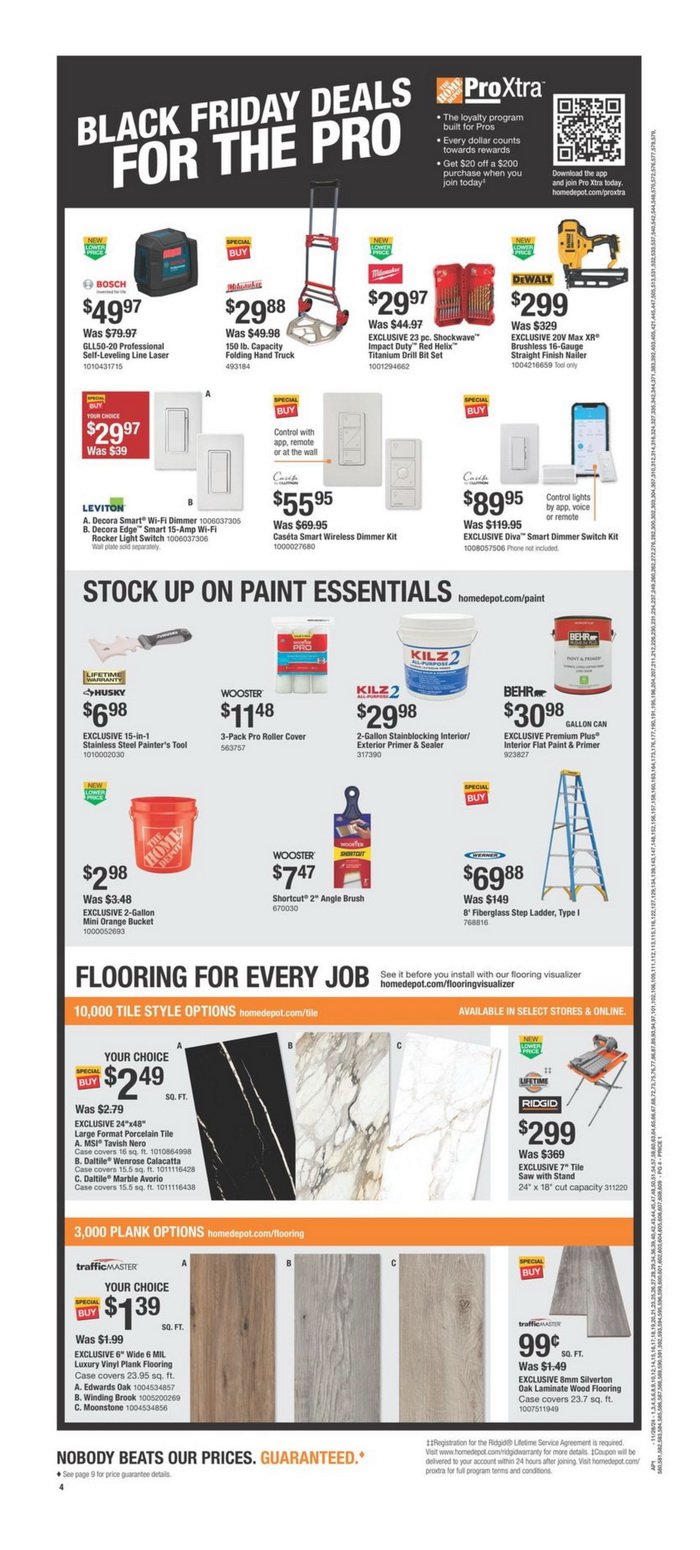 Home Depot Black Friday Deals Nov 28 Dec 04, 2025