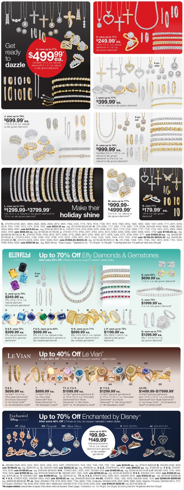 JCPenney Black Friday Jewelry Deals Nov 22 Dec 01, 2024