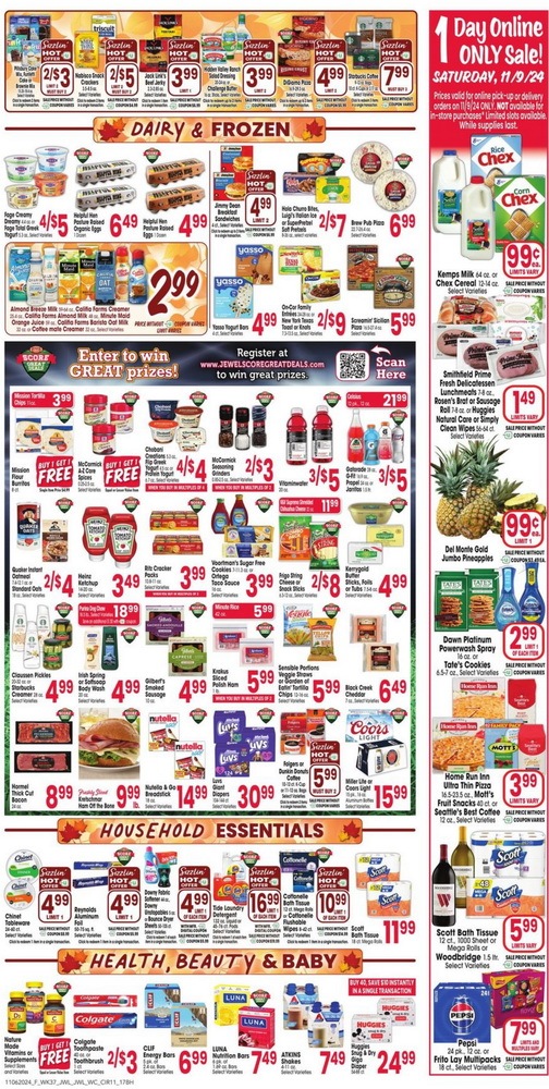 Jewel Osco Weekly Ad Nov 06 Nov 12, 2024