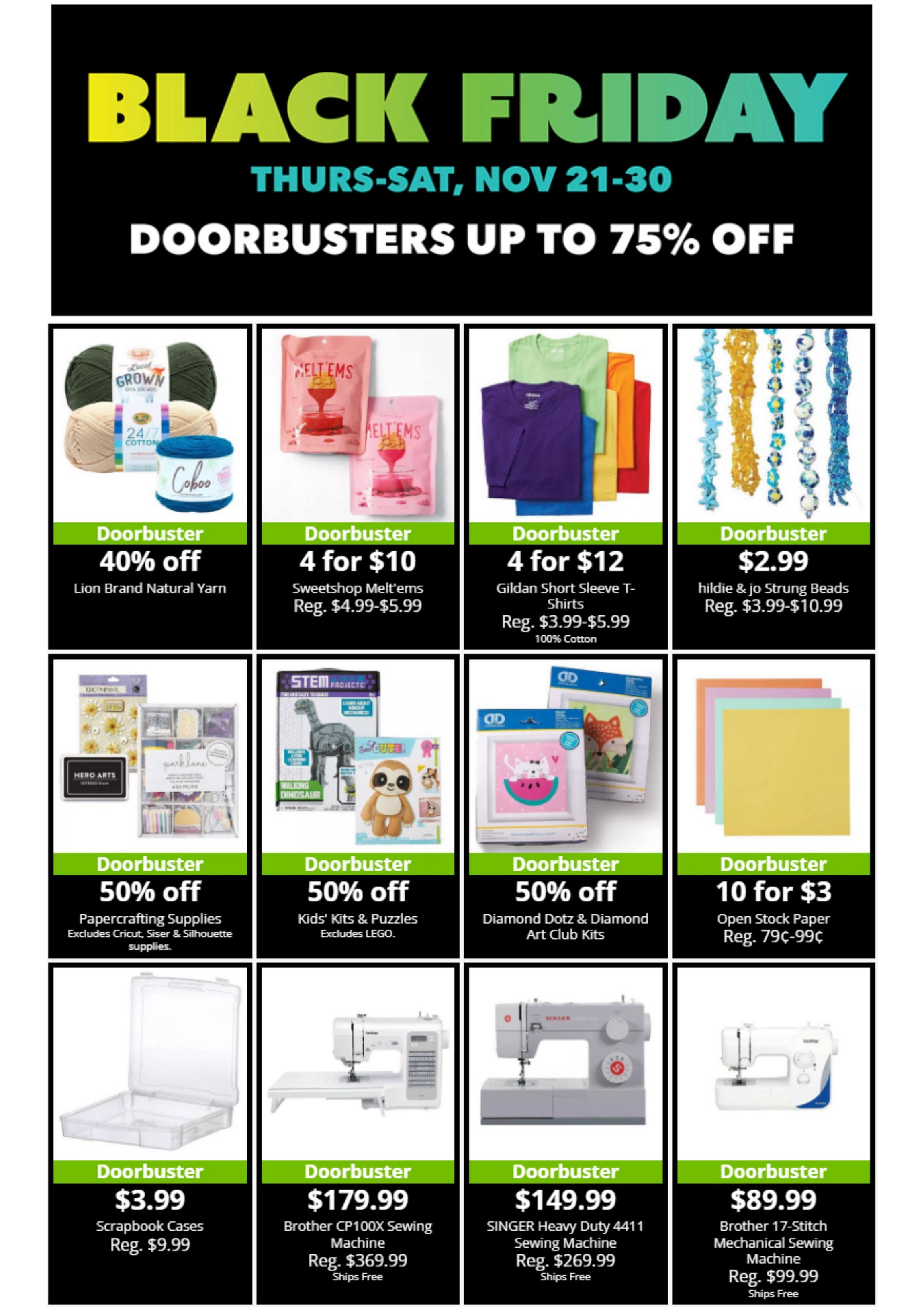 JoAnn Weekly Ad Nov 21 Dec 05, 2024 (Black Friday Promotion Included)