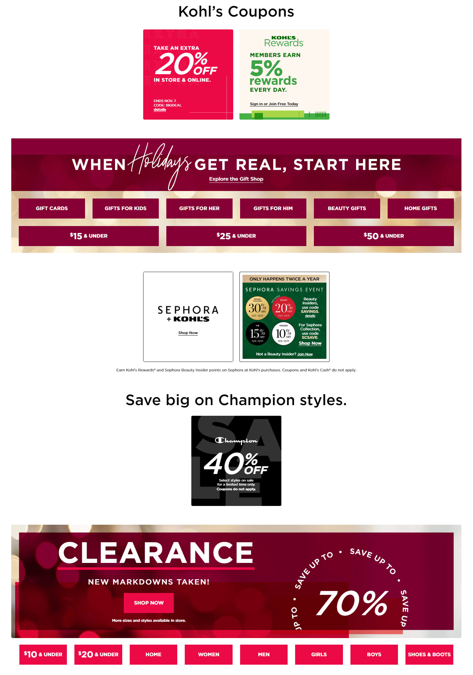 Kohl's Coupon Ad Until Nov 07, 2024