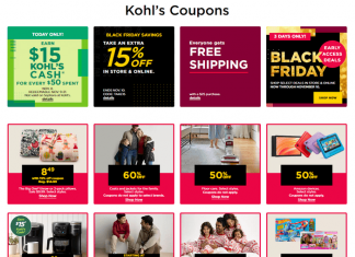 Kohl’s Coupon Ad Until Nov 08, 2024 (Black Friday Promotion Included)