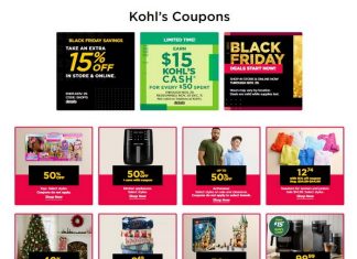 Kohl’s Coupon Ad Until Nov 29, 2024 (Black Friday Promotion Included)