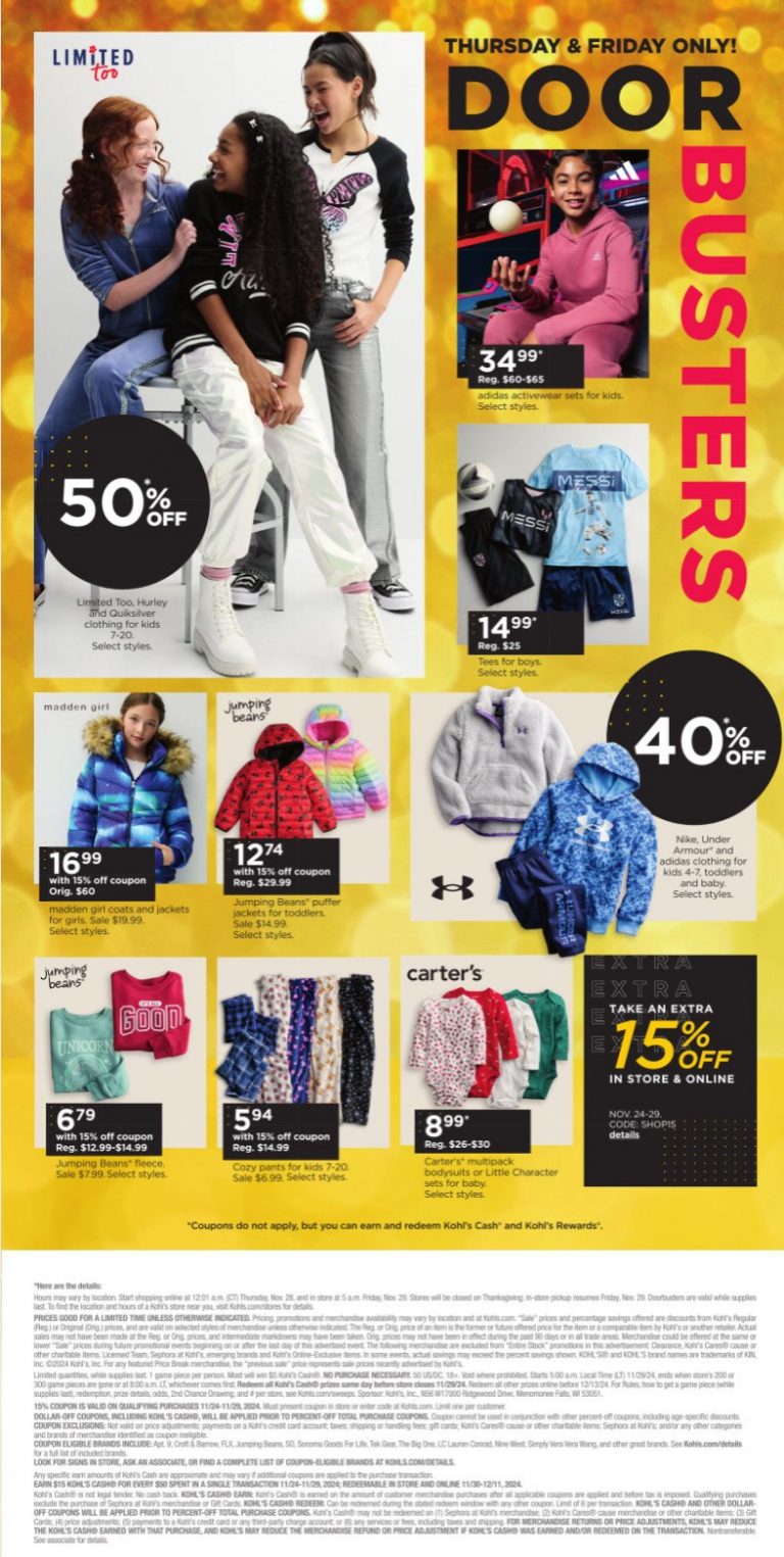 Kohl's Black Friday Ad Nov 28 – Nov 29, 2024