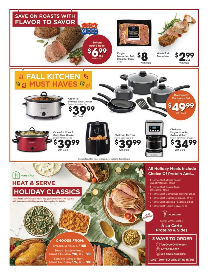 Kroger Weekly Ad Nov 06 Nov 12, 2024 (Black Friday Promotion Included)