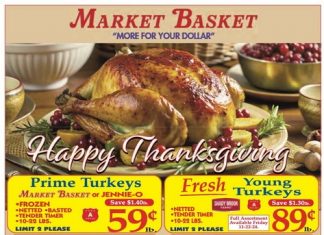 Market Basket Weekly Ad Nov 17 – Nov 30, 2024 (Thanksgiving Day Promotion Included)