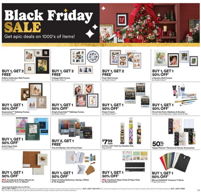 Michaels Black Friday Ad Nov 22 – Dec 01, 2024