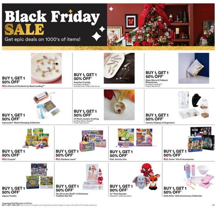 Michaels Black Friday Ad Nov 22 Dec 01, 2024