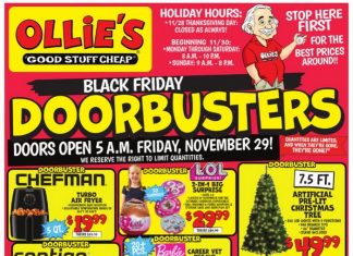 Ollie’s Black Friday Ad Nov 29 – Dec 04, 2024
