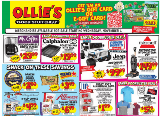 Ollie’s Weekly Ad Nov 06 – Nov 13, 2024