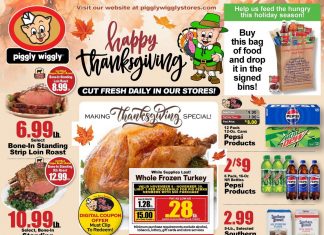 Piggly Wiggly Weekly Ad Nov 13 – Nov 28, 2024 (Thanksgiving Day Promotion Included)