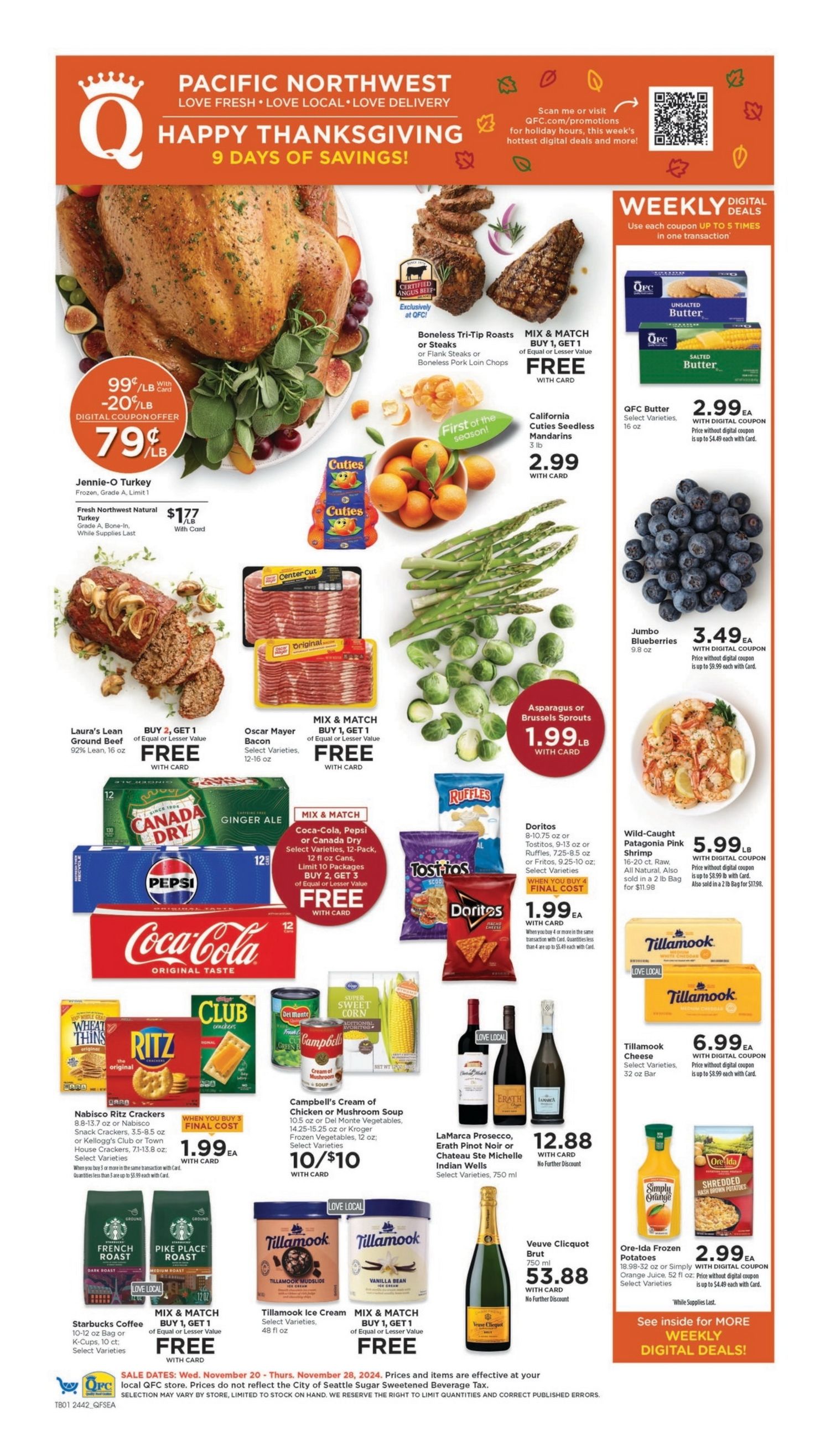 is qfc open on independence day