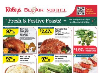 Raley’s Supermarkets Weekly Ad Nov 20 – Nov 28, 2024 (Thanksgiving Day Promotion Included)