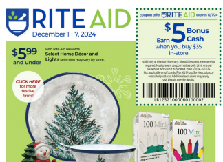 Rite Aid Weekly Ad Dec 01 – Dec 07, 2024