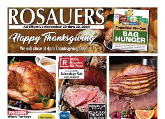 Rosauers Weekly Ad Nov 20 – Nov 28, 2024 (Thanksgiving Day Promotion Included)