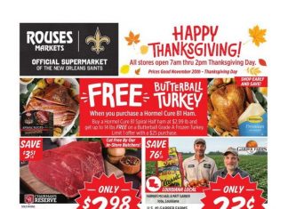 Rouses Weekly Ad Nov 20 – Nov 28, 2024 (Thanksgiving Promotion Included)