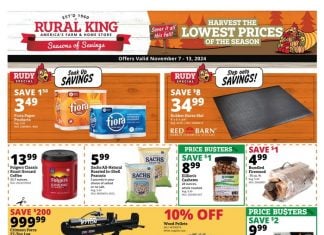 Rural King Weekly Ad Nov 07 – Nov 13, 2024