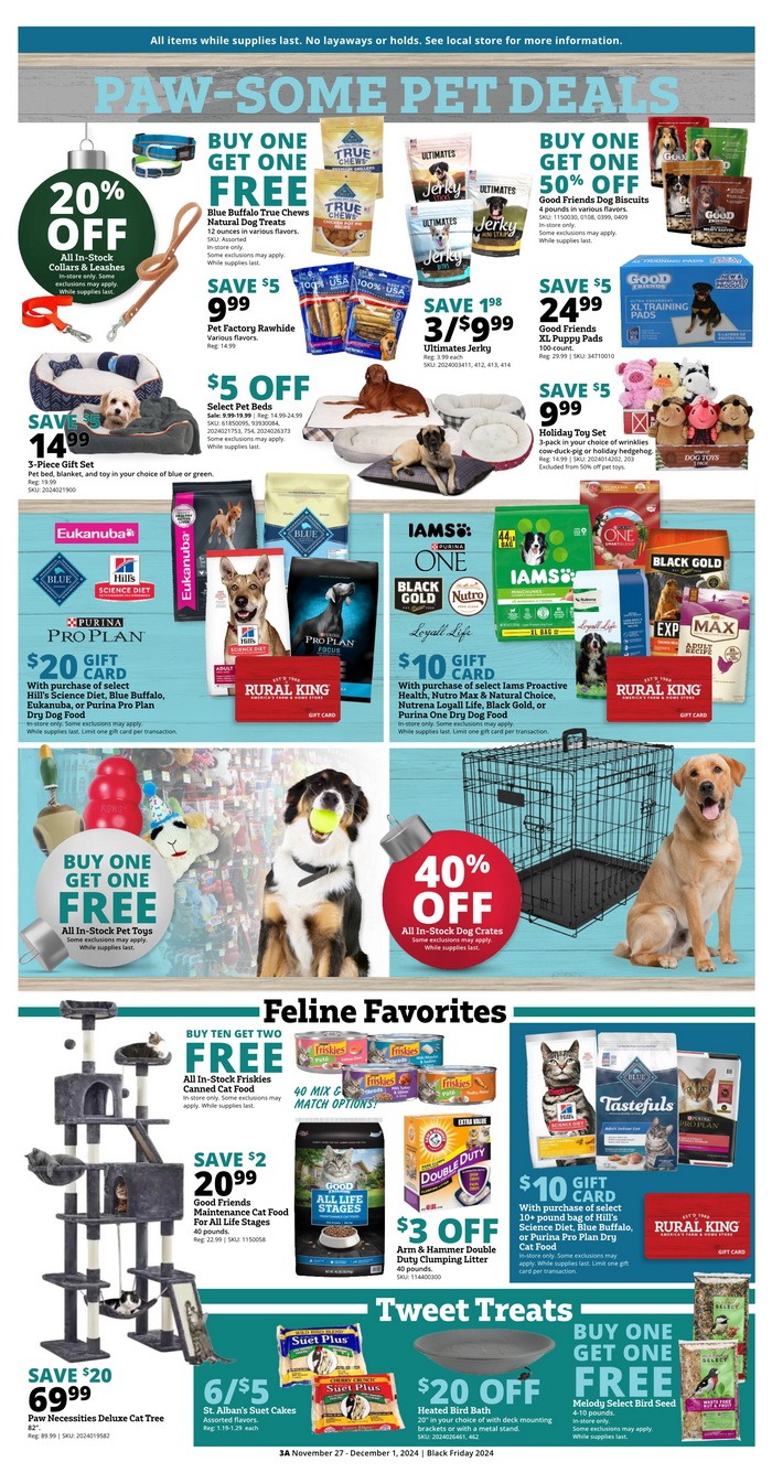 Rural King Black Friday Sale Nov 27 Dec 01, 2024