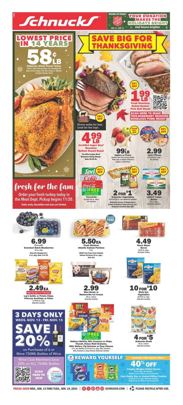 Schnucks Weekly Ad Nov 13 Nov 19, 2024
