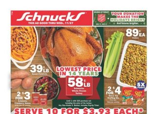 Schnucks Weekly Ad Nov 20 – Nov 27, 2024 (Thanksgiving Promotion Included)