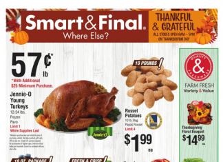 Smart & Final Weekly Ad Nov 20 – Nov 28, 2024 (Thanksgiving Day Promotion Included)