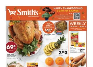 Smith’s Food and Drug Weekly Ad Nov 20 – Nov 28, 2024 (Thanksgiving Promotion Included)