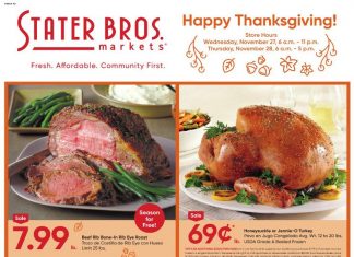 Stater Bros Weekly Ad Nov 20 – Nov 28, 2024 (Thanksgiving Promotion Included)