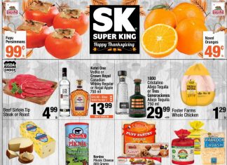 Super King Weekly Ad Nov 20 – Nov 26, 2024 (Thanksgiving Day Promotion Included)