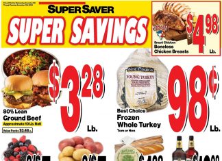 Super Saver Weekly Ad Nov 06 – Nov 12, 2024