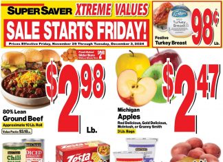Super Saver Weekly Ad Nov 29 – Dec 03, 2024