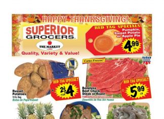 Superior Grocers Weekly Ad Nov 20 – Nov 28, 2024 (Thanksgiving Day Promotion Included)