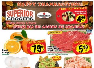 Superior Grocers Weekly Ad Nov 27 – Dec 03, 2024 (Thanksgiving Promotion Included)