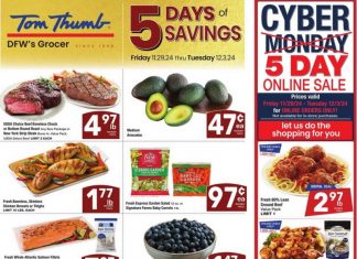 Tom Thumb Weekly Ad Nov 29 – Dec 03, 2024