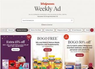 Walgreens Weekly Ad Nov 24 – Nov 30, 2024