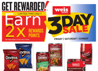 Weis Markets Three-Day Sale Nov 08 – Nov 10 2024