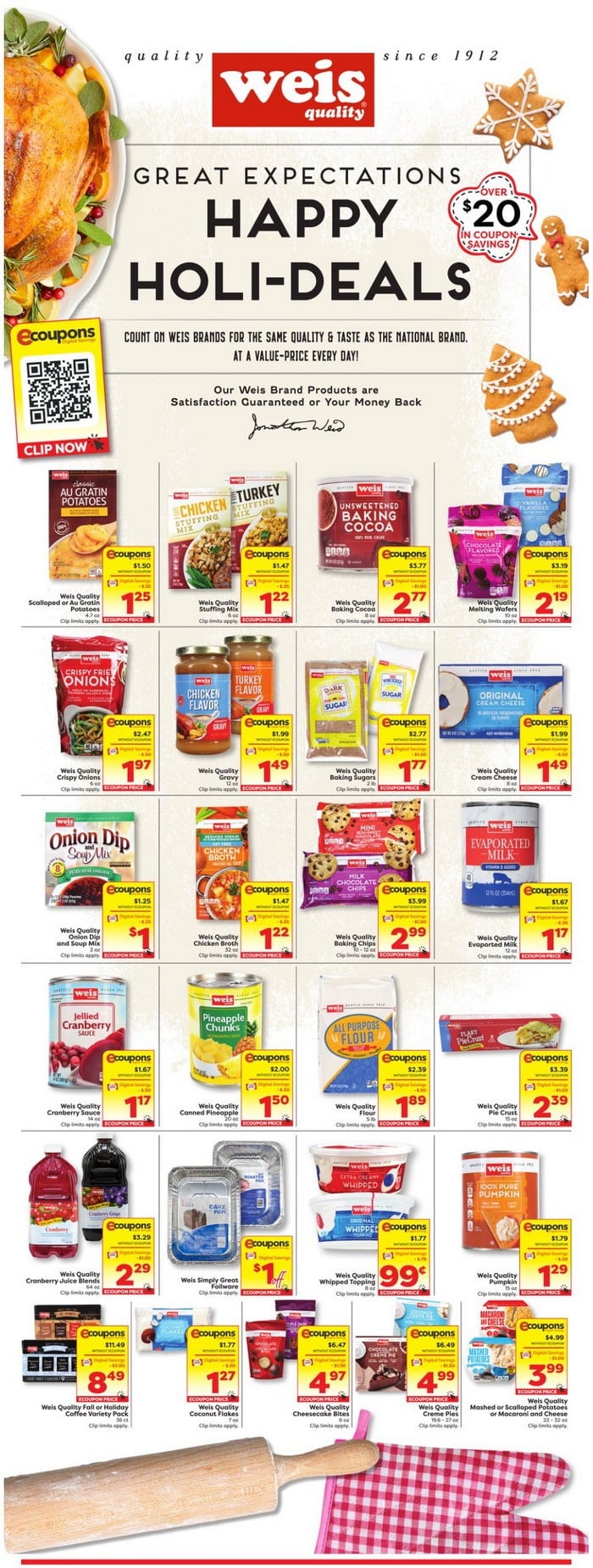 Weis Markets Weekly Ad Nov 29 Dec 04, 2024