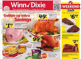 Winn-Dixie Weekly Ad Nov 13 – Nov 19, 2024 (Thanksgiving Promotion Included)