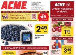 ACME Weekly Ad Dec 06 – Dec 12, 2024