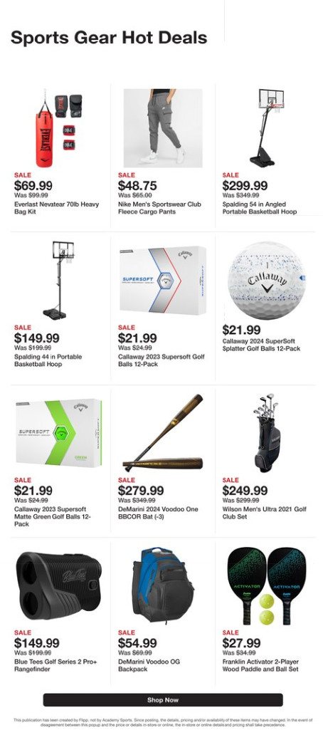 Academy Sports + Outdoors Weekly Ad Dec 12 – Dec 18, 2024