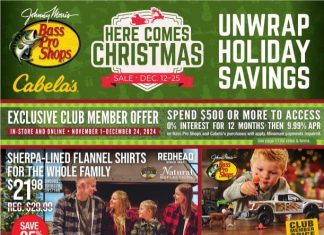 Bass Pro Shops Christmas Sale Dec 12 – Dec 25, 2024