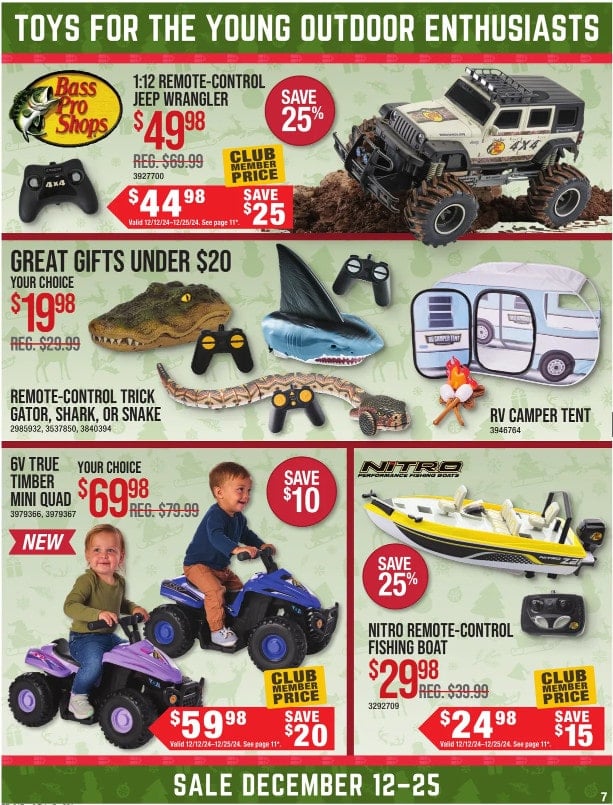 Bass Pro Shops Christmas Sale Dec 12 Dec 25, 2024