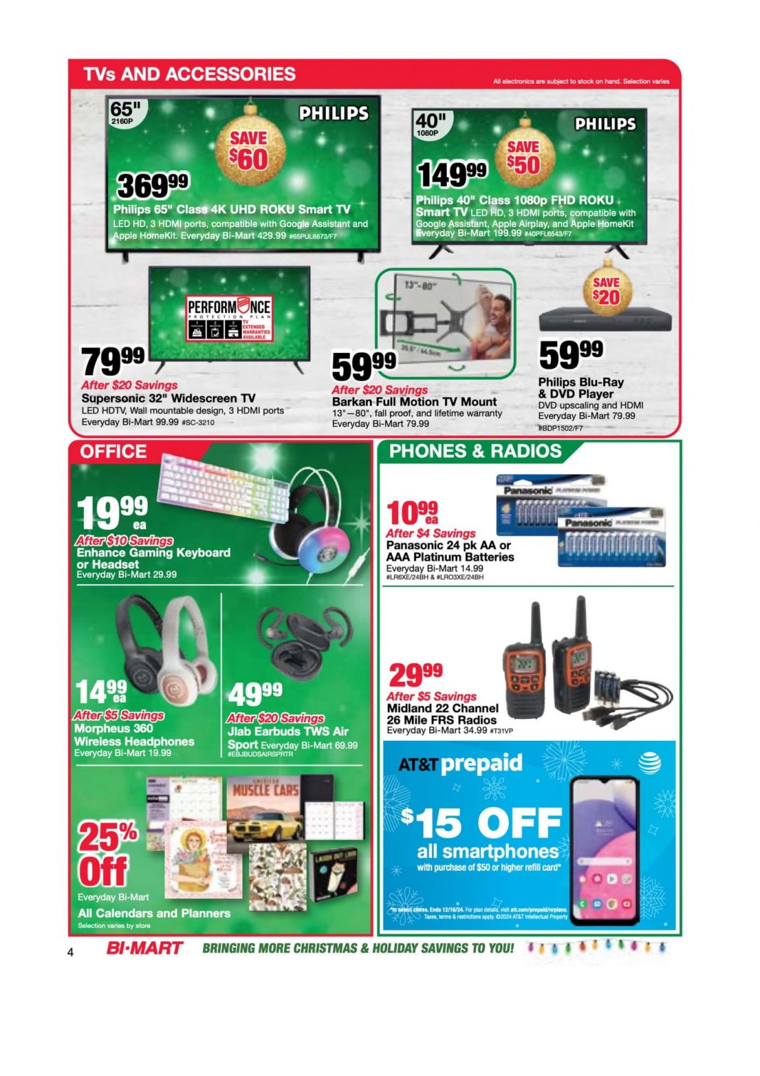 BiMart Weekly Ad Dec 03 Dec 16, 2024