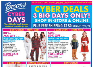 Boscov’s Weekly Ad Dec 02 – Dec 04, 2024 (Cyber Deals Included)