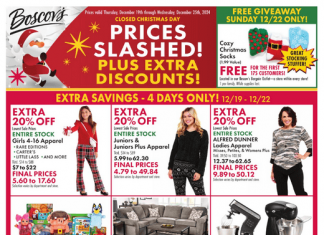 Boscov’s Weekly Ad Dec 19 – Dec 25, 2024 (Christmas Promotion Included)