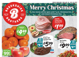 Brookshire Brothers Weekly Ad Dec 18 – Dec 24, 2024 (Christmas Promotion Included)