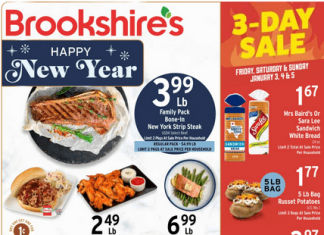 Brookshire’s Weekly Ad Jan 01 – Jan 07, 2025 (New Year Promotion Included)