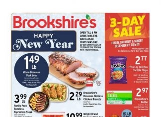 Brookshire’s Weekly Ad Dec 25 – Dec 31, 2024 (New Year Promotion Included)