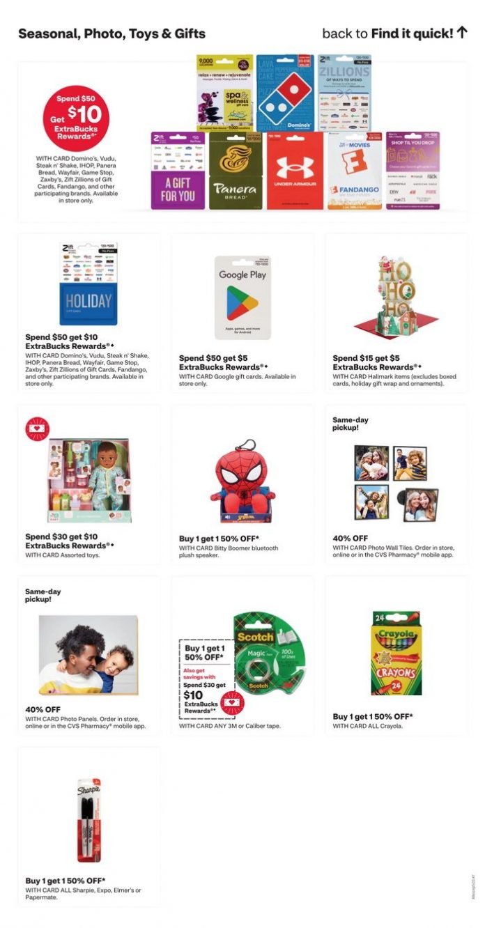 Cvs weekly ad dec 15 dec 21 2024 christmas promotion included 