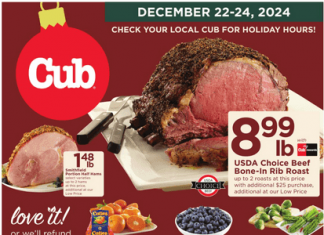 Cub Foods Weekly Ad Dec 22 – Dec 24, 2024