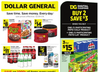 Dollar General Weekly Ad Dec 29, 2024 – Jan 04, 2025